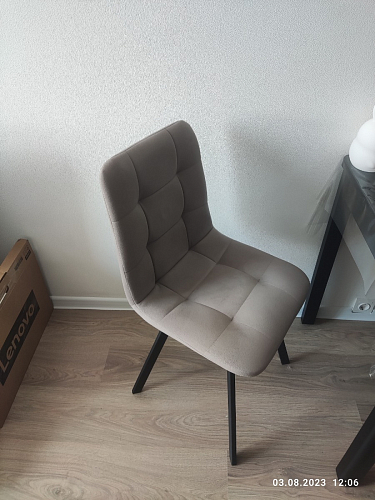 Стул на металлокаркасе Чилли бирюзовый / белый фото покупателя 92