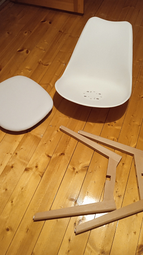 Стул Bonuss blue / wooden legs фото покупателя 48