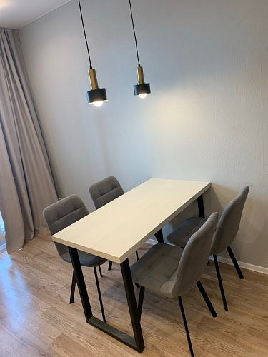 Комплект стульев Чилли 4 шт темно-серый / черный фото покупателя 356