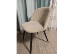 Стул на металлокаркасе Gabi 1 gray / black фото покупателя 315