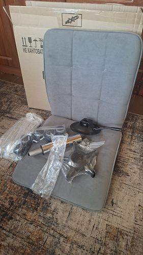 Компьютерное кресло One флок серый 29 фото покупателя 73