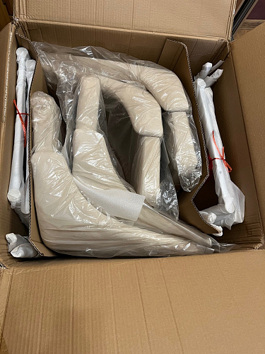 Стул на металлокаркасе Kora dark gray / black фото покупателя 363