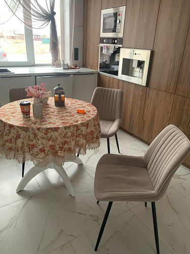 Стул на металлокаркасе Седа К кирпичный / черный фото покупателя 271