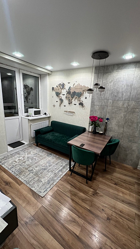 Деревянный стол Лота Лофт 120х75 белый матовый / дуб крафт золотой фото покупателя 754