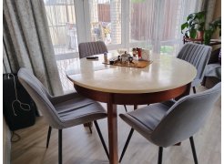 Стул на металлокаркасе Вейв П темно-серый / черный фото покупателя 69