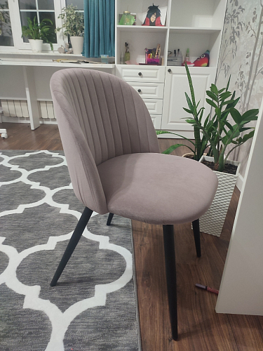 Стул на металлокаркасе Gabi 1 gray фото покупателя 74