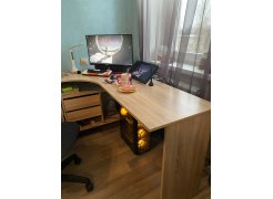 Письменный стол СПм-25 левый бетон фото покупателя 62