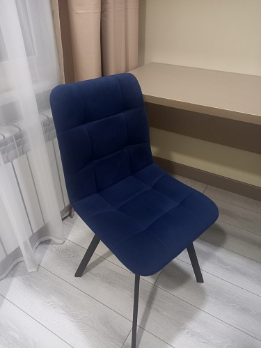 Стул на металлокаркасе Чилли горчичный / черный фото покупателя 470