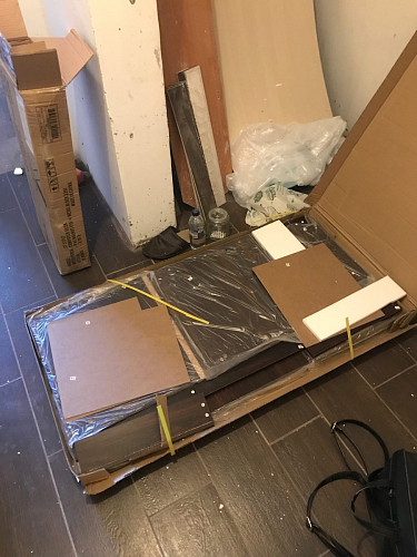 Компьютерный стол Erida white фото покупателя 4