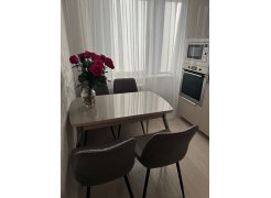 Стул на металлокаркасе Вейв светло-серый (hl 63) / 10К черный каркас фото покупателя 349