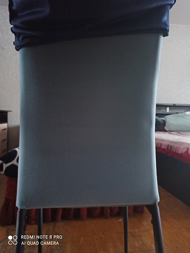 Стул на металлокаркасе Tod light blue / yellow / black фото покупателя 50