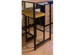 Барная стойка Дилан Лофт 120х40х90 бетон светлый фото покупателя 32