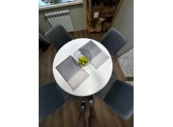 Стул на металлокаркасе Вейв светло-серый (hl 63) / 10К черный каркас фото покупателя 232