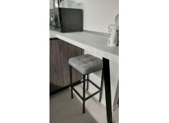 Барный стул Лофт кожзам d1 / черный матовый фото покупателя 291