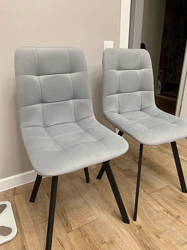 Стул на металлокаркасе Чилли зеленый / черный фото покупателя 1131