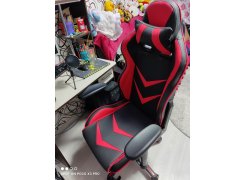 Компьютерное кресло Racer черное / голубое фото покупателя 150