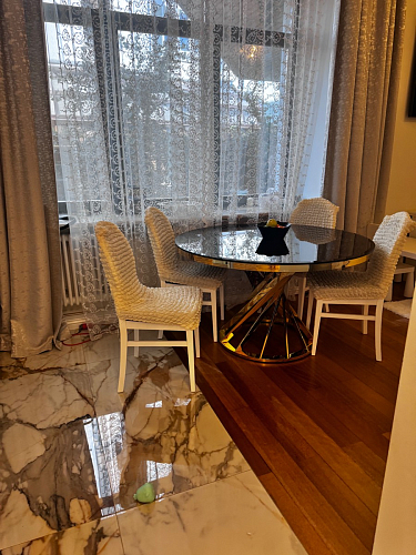 Стол Twist steel / white фото покупателя 6