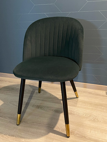 Стул на металлокаркасе Gabi 1 темно-серый / черный фото покупателя 173