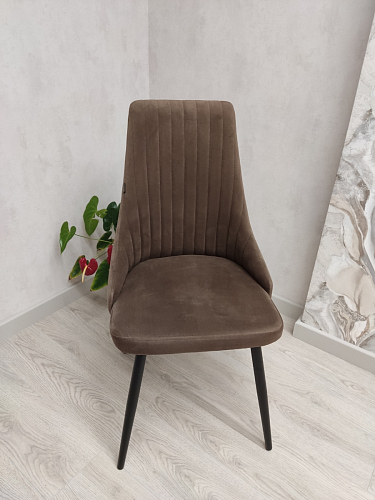 Стул на металлокаркасе Нараян velutto 23 / черный фото покупателя 2