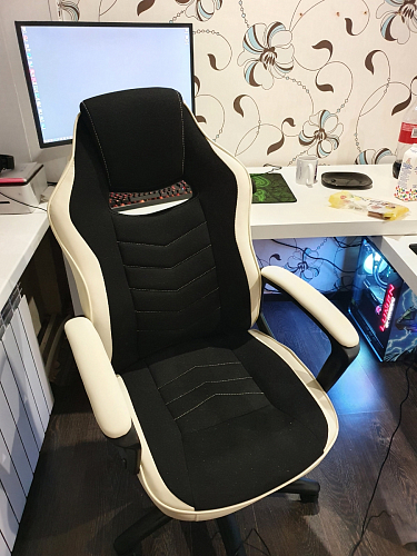 Компьютерное кресло Gamer коричневое фото покупателя 81