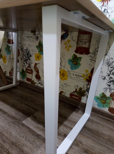 Стол раскладной Лота Лофт 120 25 мм юта / черный матовый фото покупателя 78