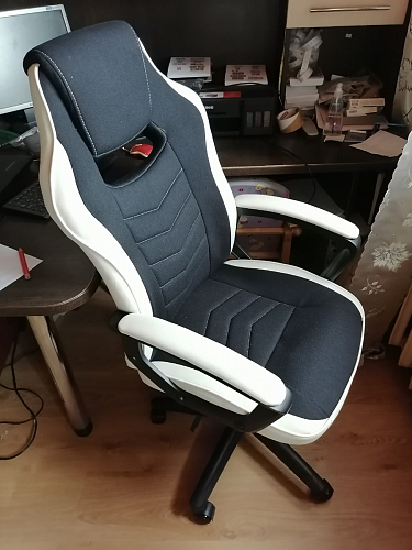 Компьютерное кресло Gamer черное / серое фото покупателя 105