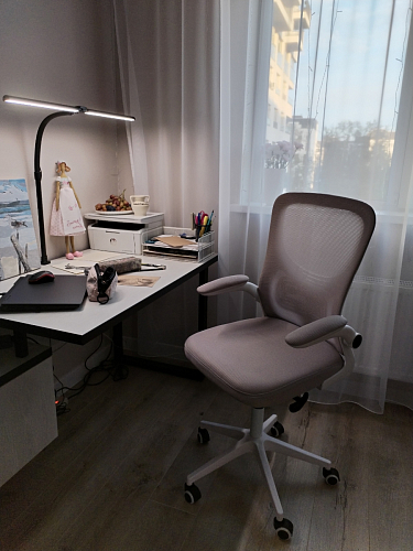 Компьютерное кресло Konfi pink / white фото покупателя 183