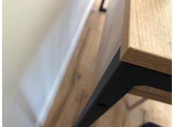 Письменный стол Леон Лофт дуб делано темный / черный матовый фото покупателя 128