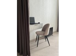 Стул на металлокаркасе Gabi 1 gray / black фото покупателя 828