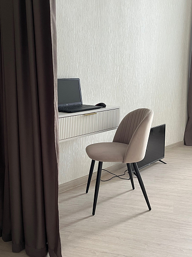 Стул на металлокаркасе Gabi 1 light purple / black фото покупателя 828