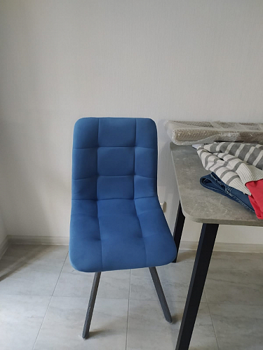 Стул на металлокаркасе Чилли бежевый / белый каркас фото покупателя 233