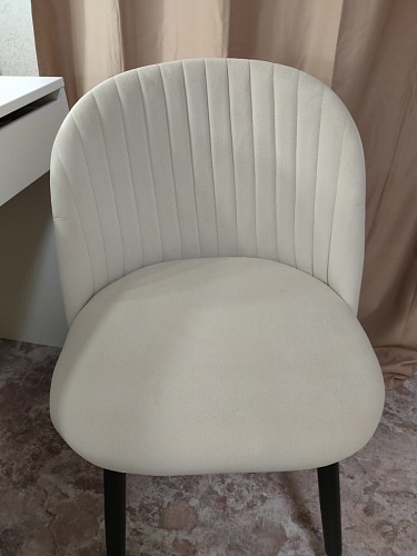 Стул на металлокаркасе Gabi latte / gold / black фото покупателя 304