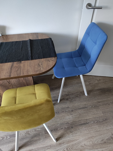 Стул на металлокаркасе Чилли бирюзовый / черный фото покупателя 941