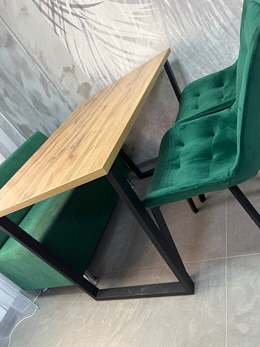 Деревянный стол Лота Лофт 140х80 белый матовый / бетон светлый фото покупателя 714