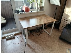 Стол Лота Лофт 120 25 мм сабия / черный матовый фото покупателя 49