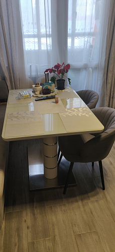 Стул на металлокаркасе Бэнбу velutto 49 / черный фото покупателя 3