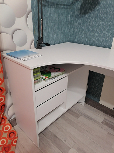 Стол письменный СПм-25 правый венге фото покупателя 85