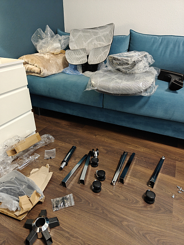 Компьютерное кресло Samur white / black фото покупателя 1