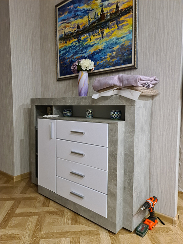 Комод Mирандa atelier / белый глянец фото покупателя 48