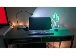 Письменный стол Леон Лофт дуб делано темный / черный матовый фото покупателя 65