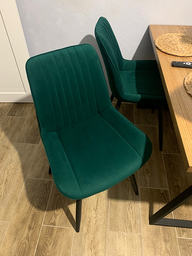 Стул на металлокаркасе Седа К кирпичный / черный фото покупателя 316