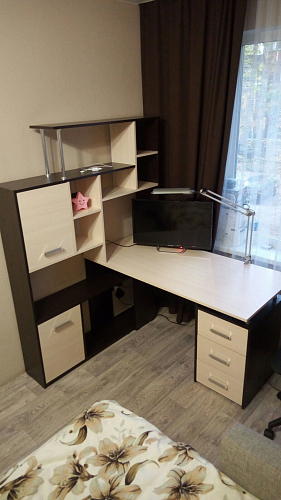 Компьютерный стол КС15 венге / дуб молочный левый фото покупателя 38