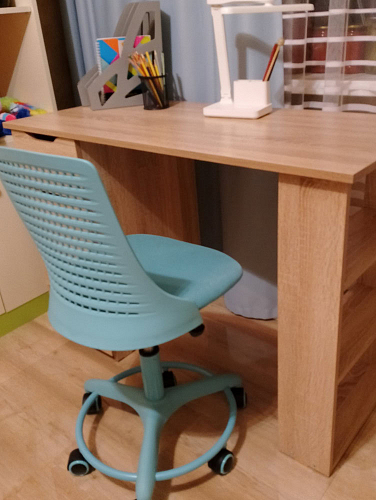 Компьютерное кресло Kiddy/Кидди розовое ткань (сетка) фото покупателя 7