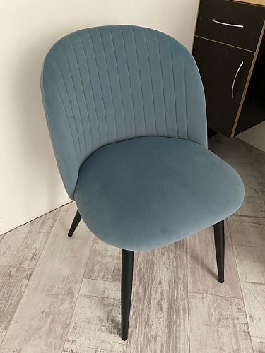 Стул на металлокаркасе Gabi gray / black фото покупателя 33