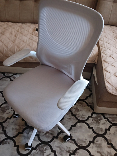 Компьютерное кресло Konfi light gray / blue / white фото покупателя 193
