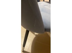 Стул на металлокаркасе Gabi 1 gray / black фото покупателя 99