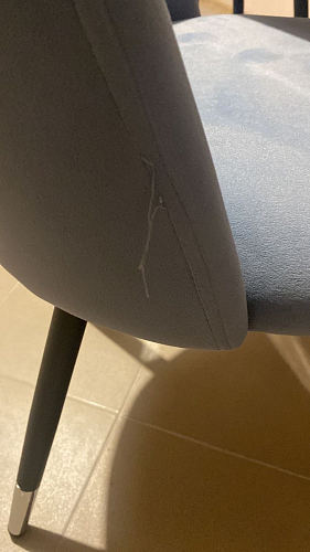 Стул на металлокаркасе Gabi 1 light purple / black фото покупателя 99