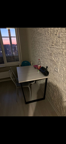 Деревянный стол Лота Лофт 120x75 дуб крафт табачный / черный матовый фото покупателя 336