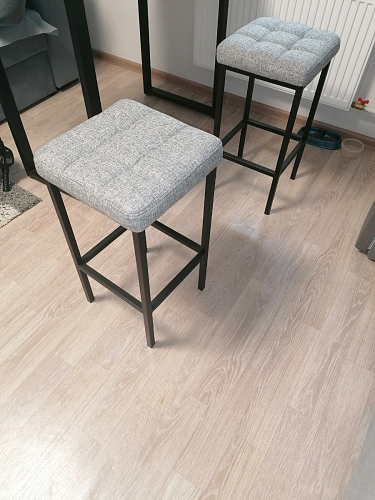 Барный стул Лофт катания лаванда / белый матовый фото покупателя 141