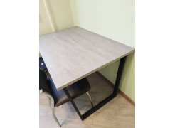 Стол Лота Лофт 140 25 мм юта / белый матовый фото покупателя 961